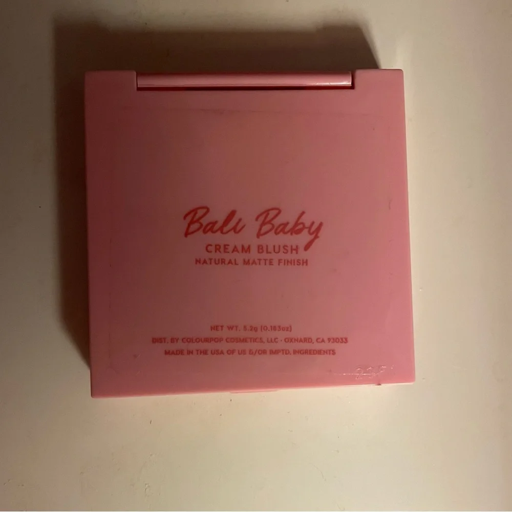 BRAND NEW Colourpop “Pretty Toasty” cream matte blush